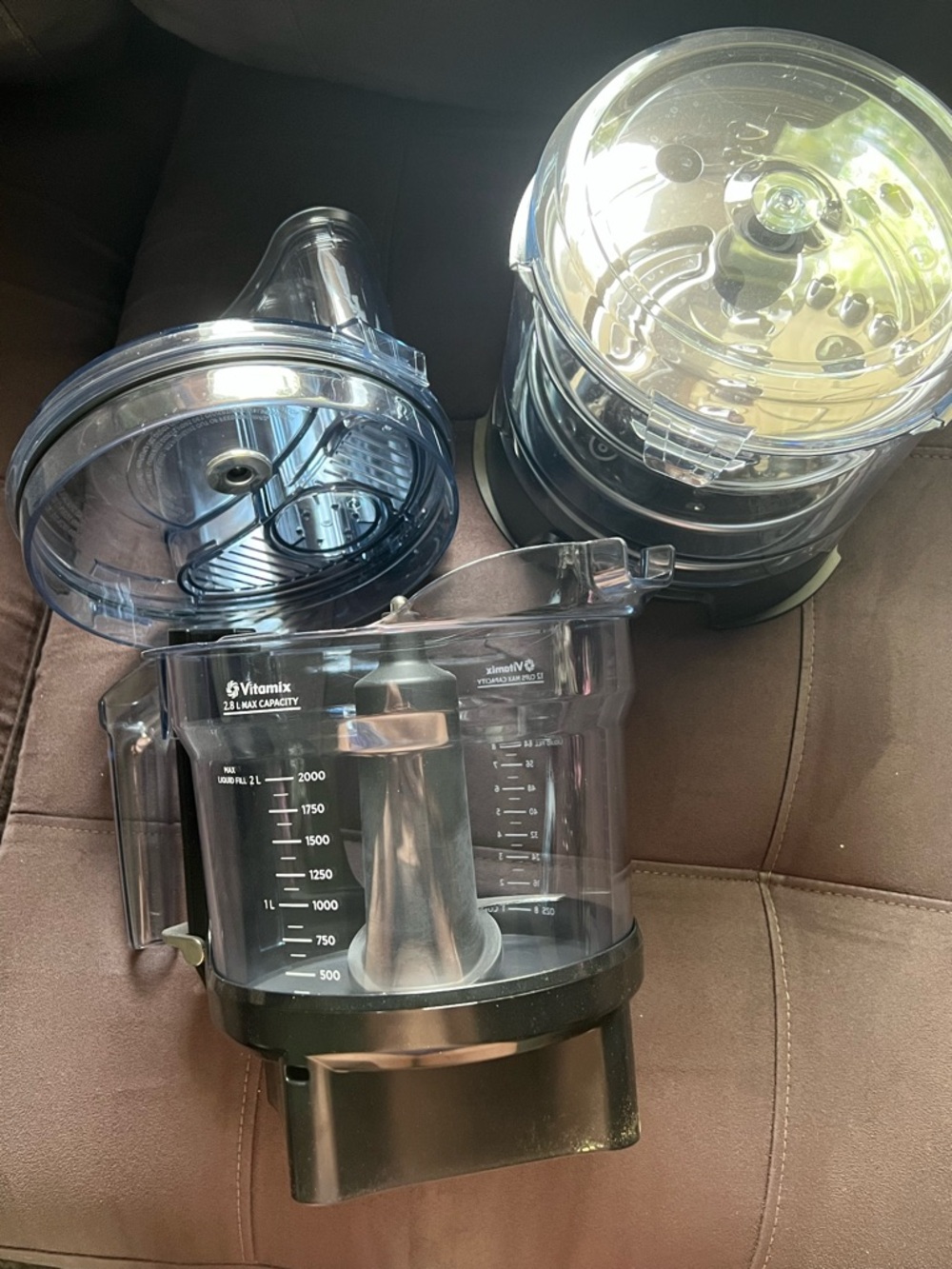 12-Cup Food Processor Attachment - Black/Clear - Picture 3 of 4
